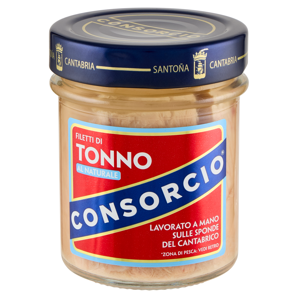 Consorcio Filetti di Tonno al Naturale 180 g