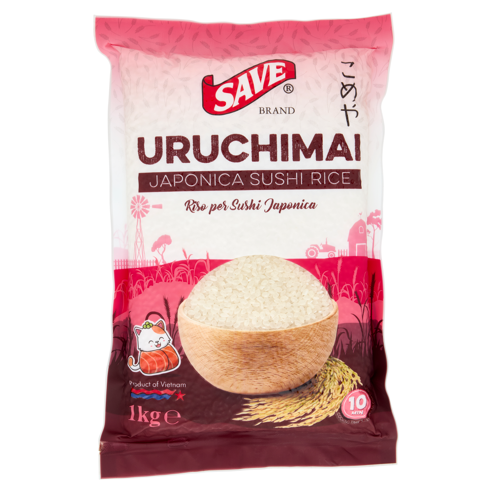 Save Uruchimai Japan Sushi Rice 1 Kg