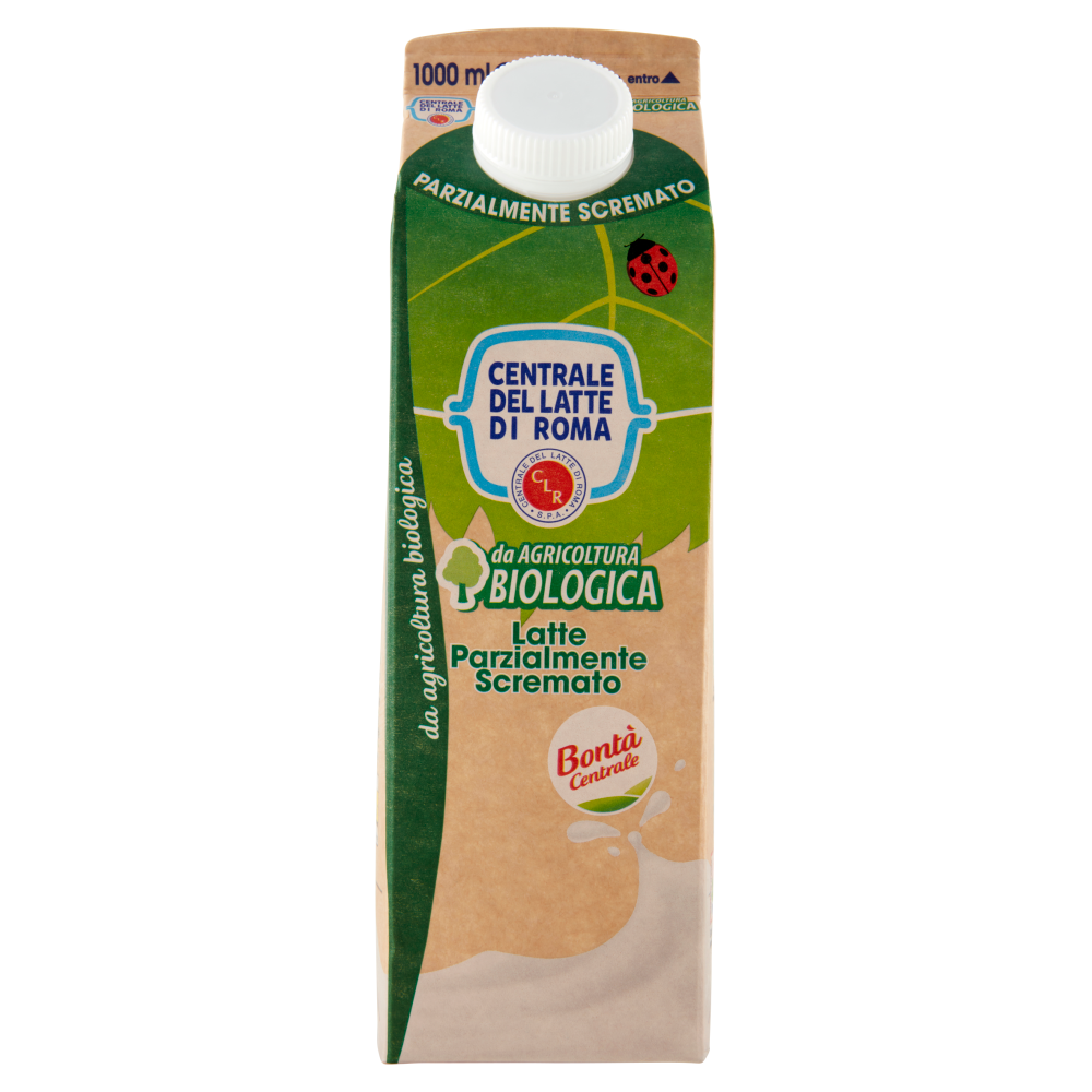 Centrale del Latte di Roma Parzialmente Scremato da Agricoltura Biologica 1000 ml