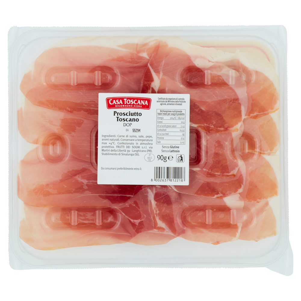 Casa Toscana Prosciutto Toscano DOP 90 g