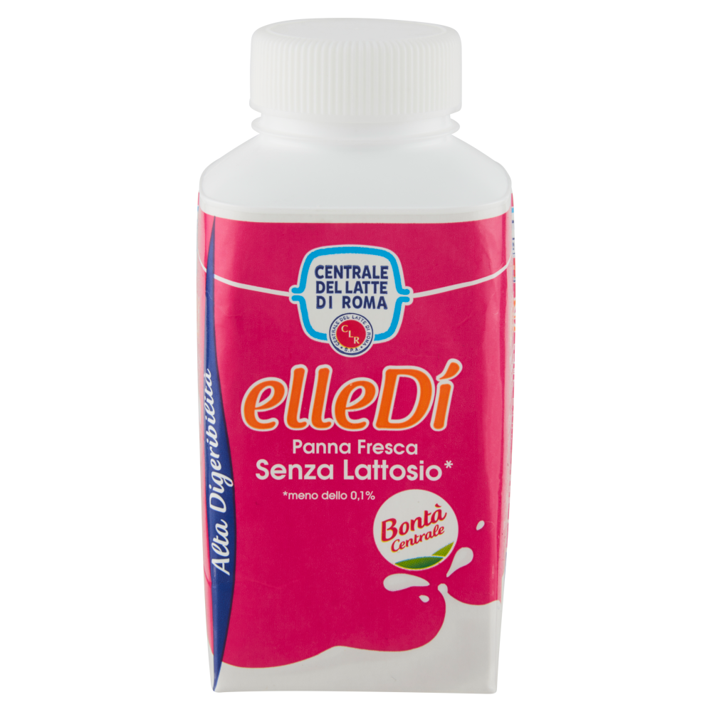 Centrale del Latte di Roma elleD&iacute; Panna Fresca Senza Lattosio* 230 ml