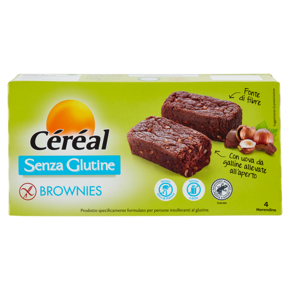 Céréal Senza Glutine Brownies - 4 x 37,5 g