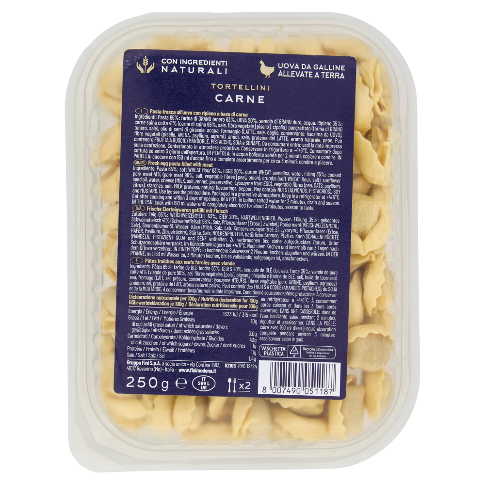 Fini Antica Bottega Tortellini Carne 250 g