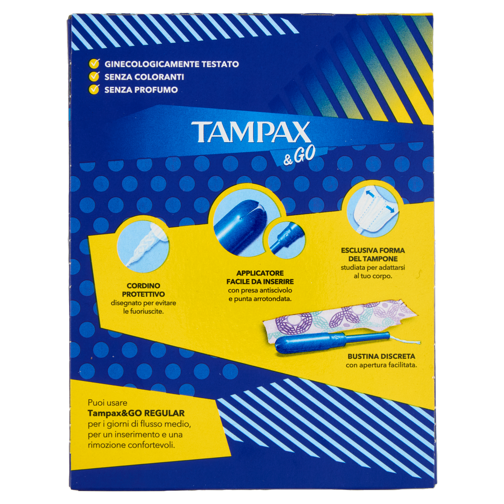 Tampax & Go Regular 18 pz