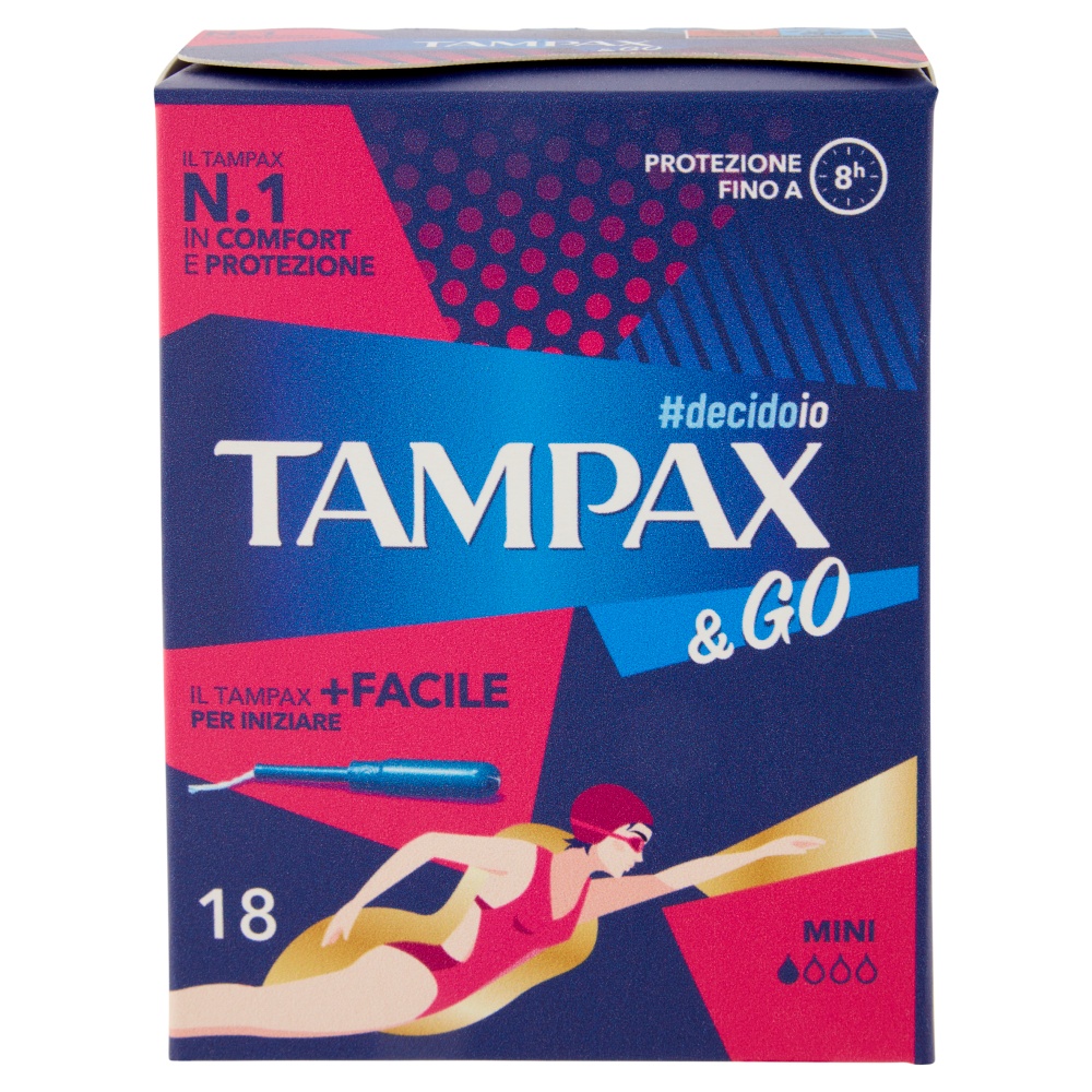 Tampax & Go Mini 18 pz