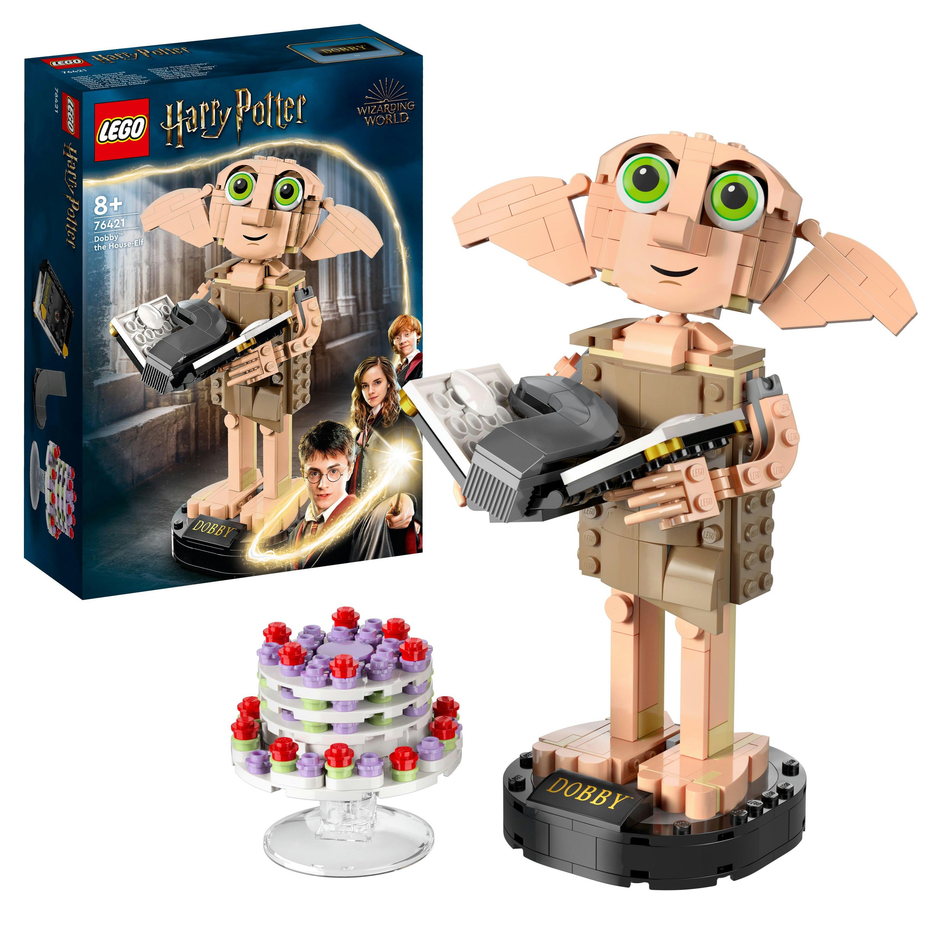 LEGO Harry Potter 76421 Dobby l'Elfo Domestico, Modello Snodabile di Personaggio Iconico, Gioco da Collezione, Regalo 8+ Anni