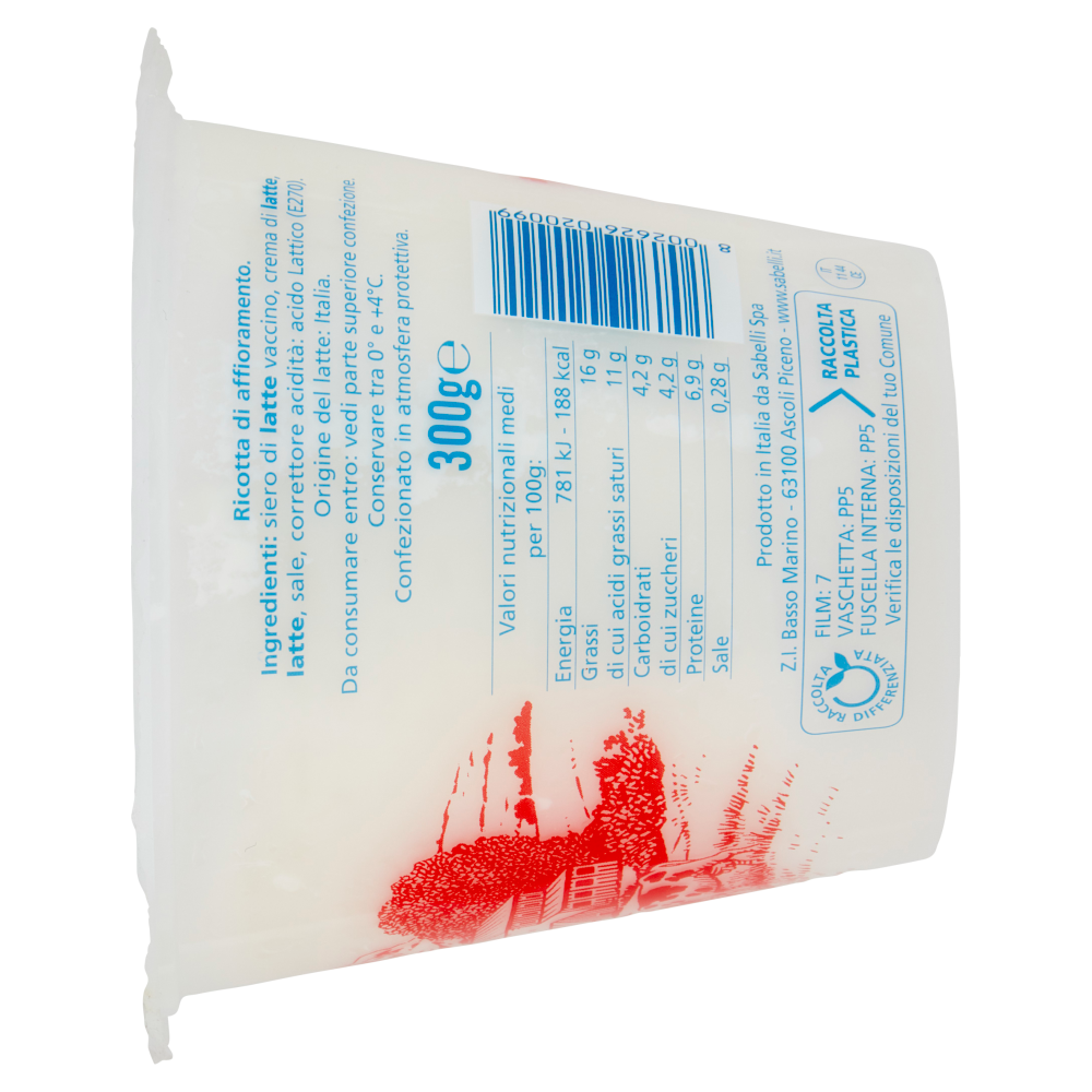 Sabelli Ricotta di affioramento 300 g