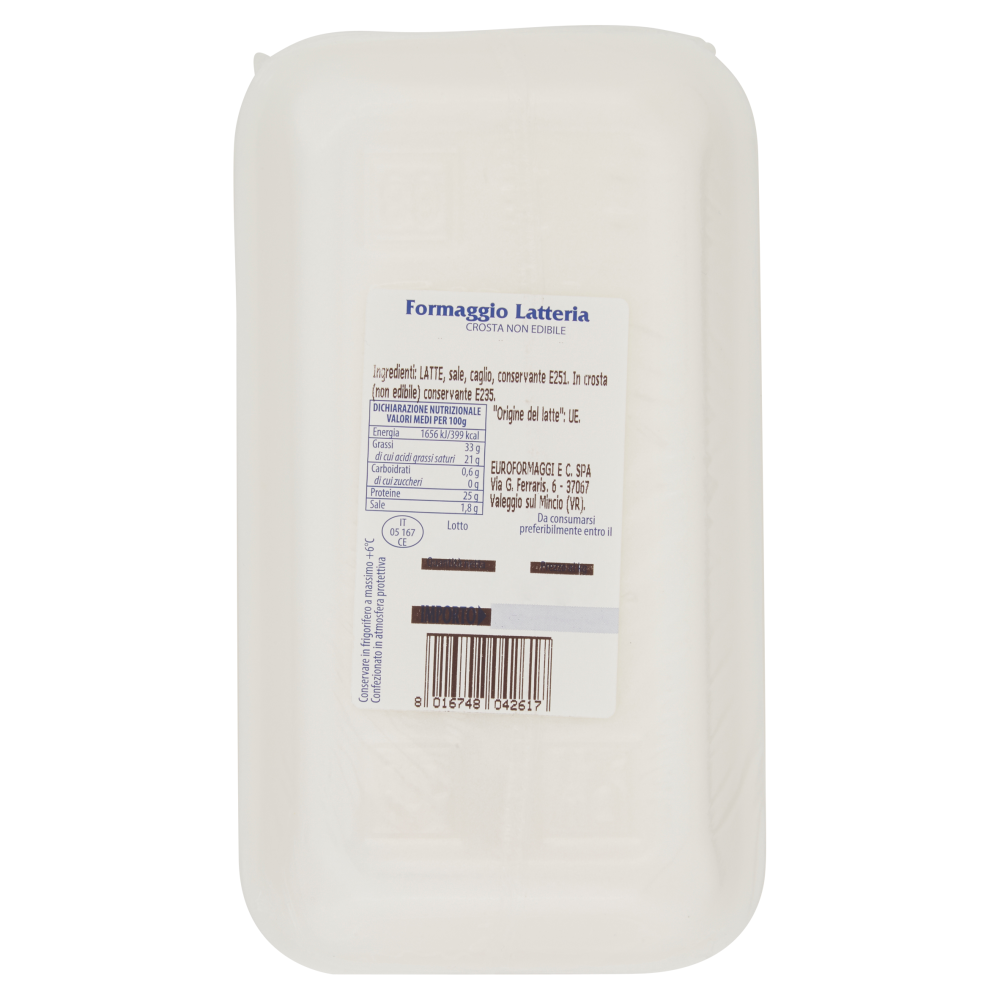 Formaggio Latteria 0,150 kg