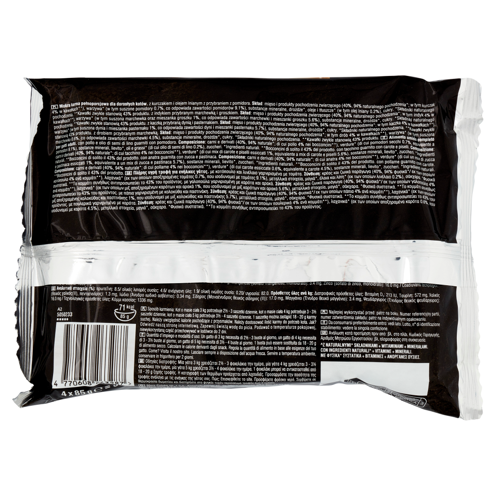 Sheba Nature's Collection Cibo Umido Gatto Selezione Delicata in Gelatina 4 bustine da 85g