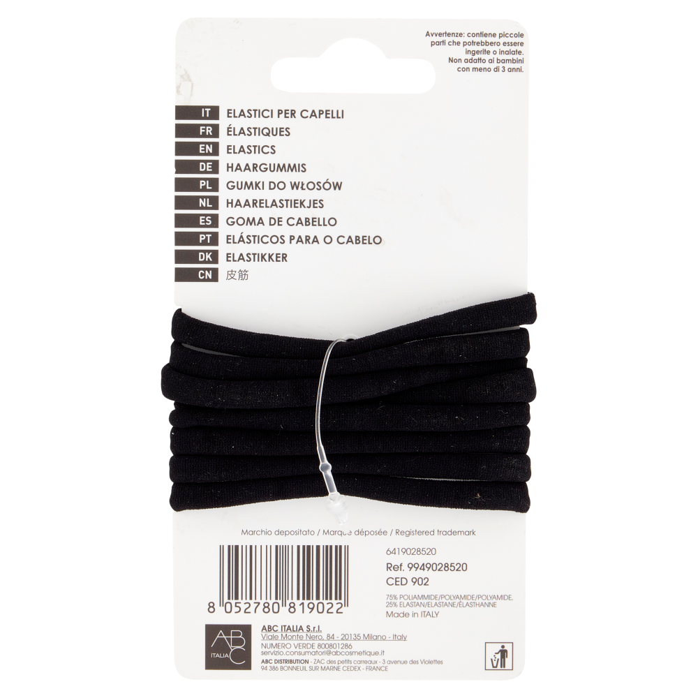 Franck Provost Elastici per Capelli 8 pz