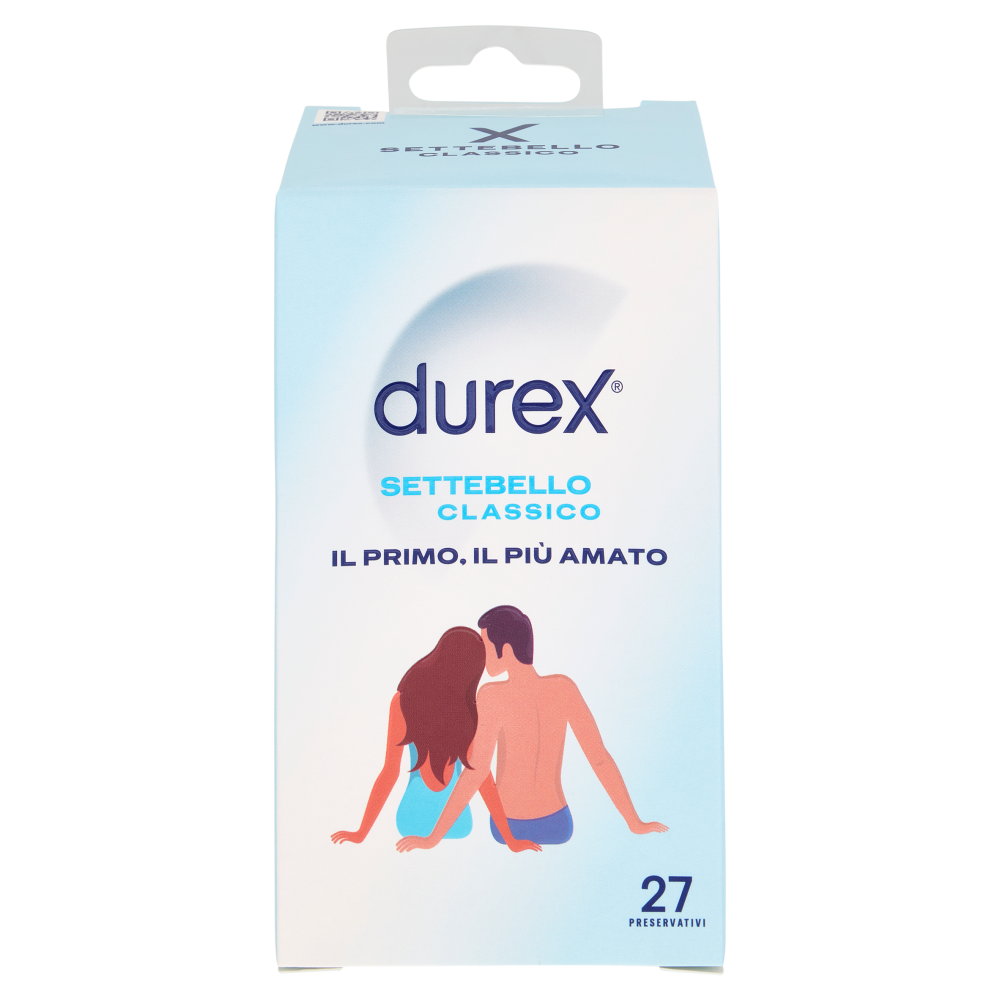 Durex Settebello Preservativi Forma Classica, 27 Profilattici