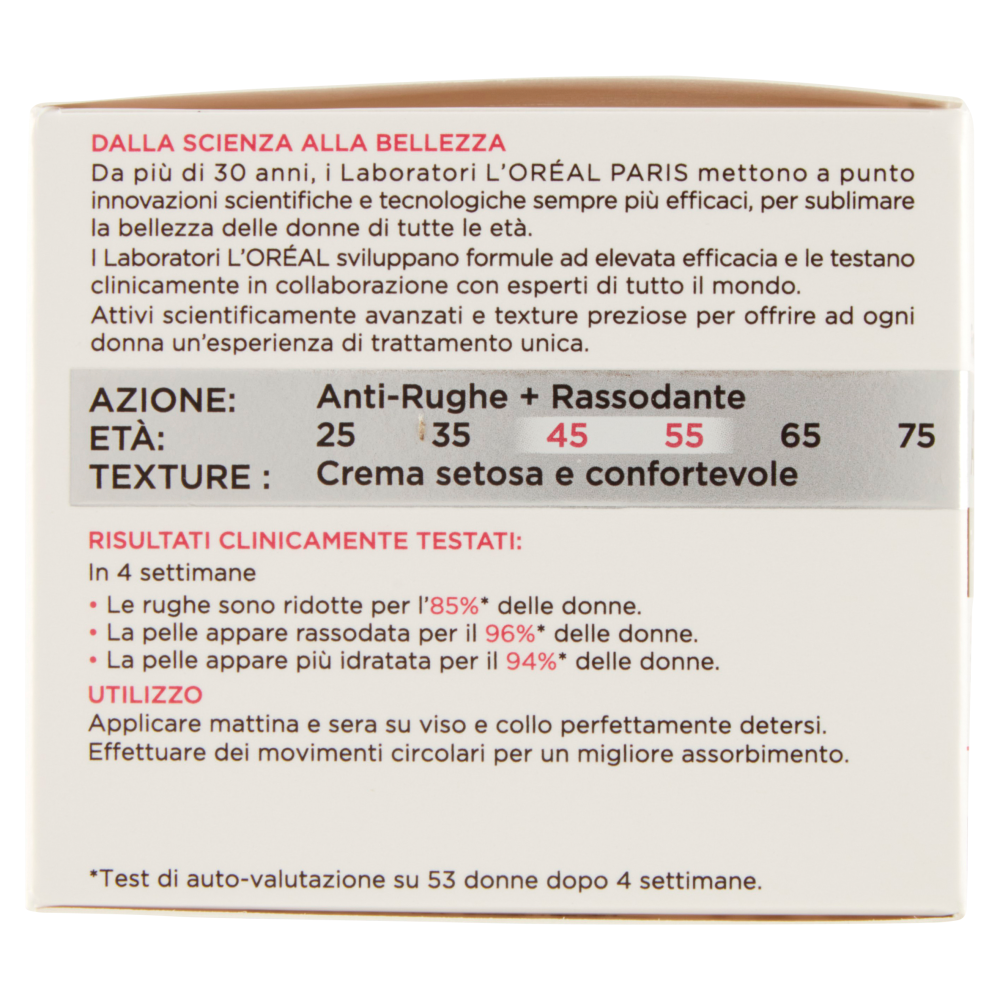 L'Oréal Paris Attiva Anti-Rughe Crema Viso 45+, Trattamento Intensivo Anti-rughe, 50 ml