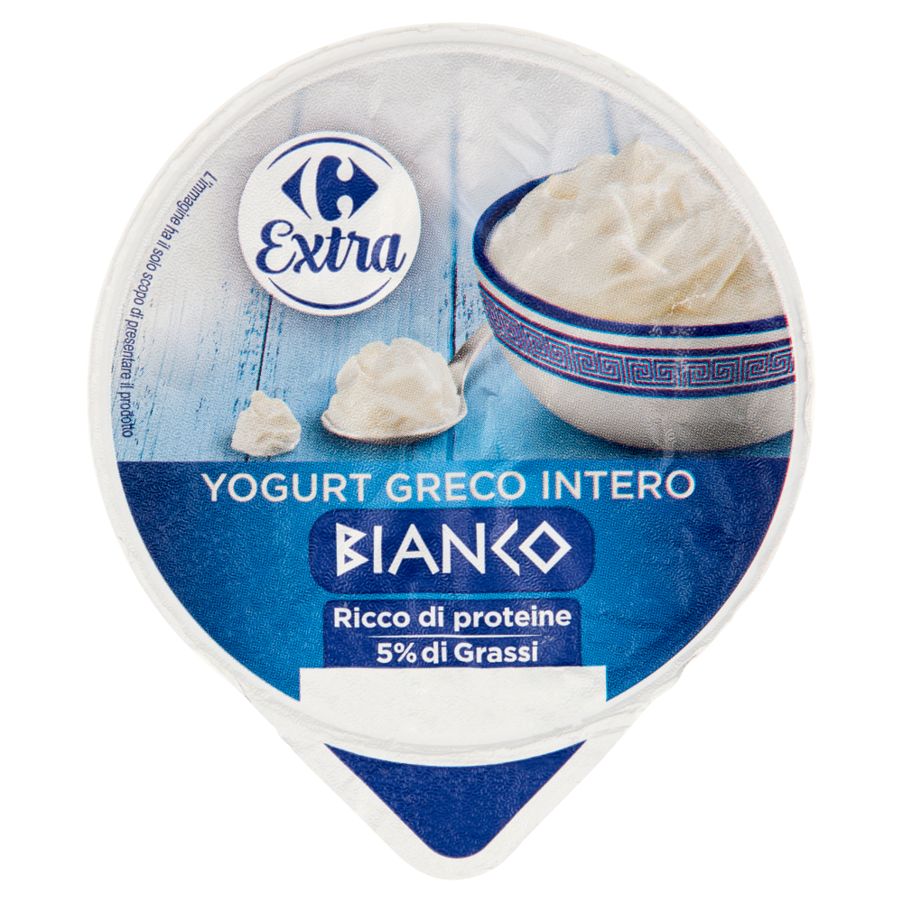 Carrefour Extra Yogurt Greco Intero Bianco 170 g