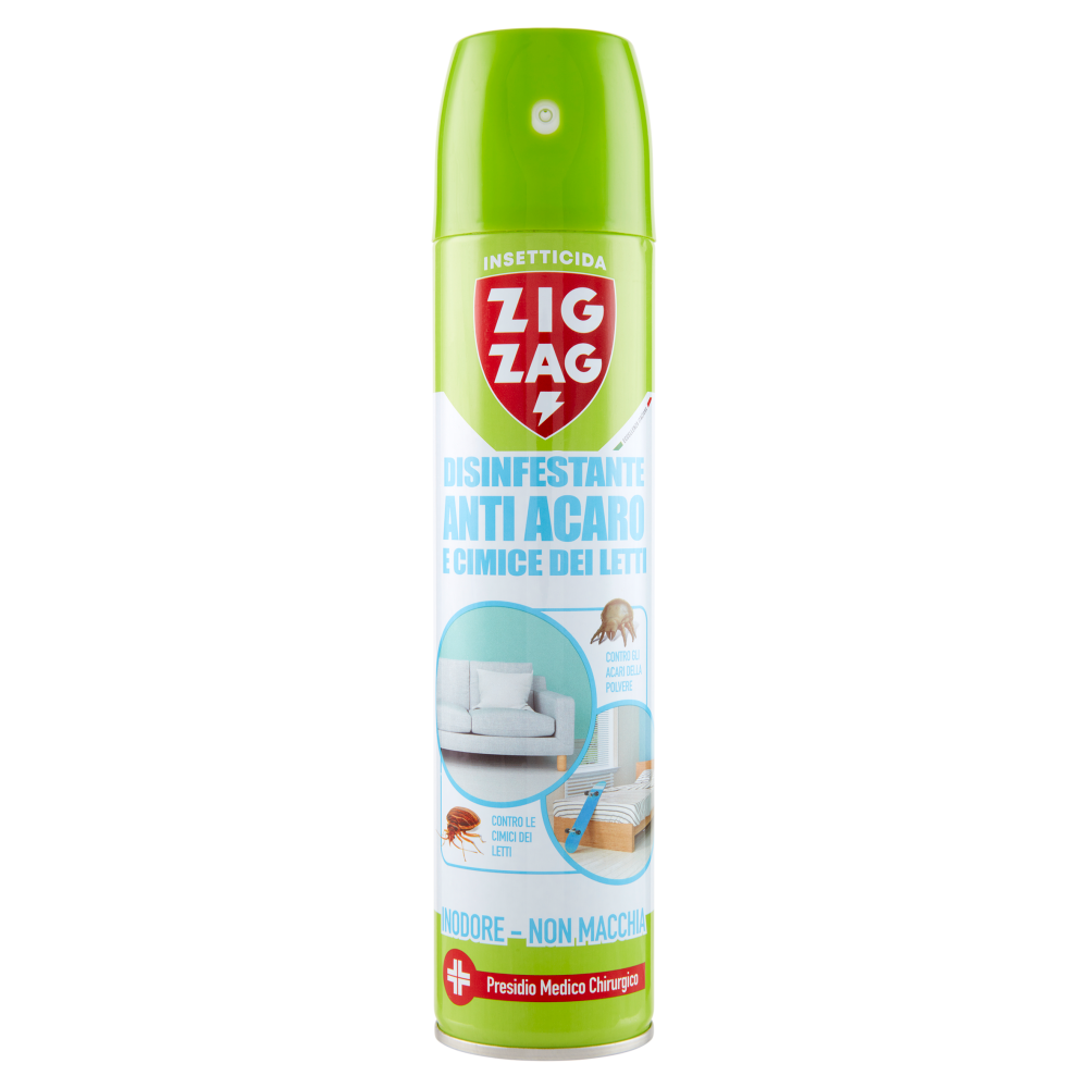 Zig Zag Disinfestante Anti Acaro e Cimice dei Letti 300 ml