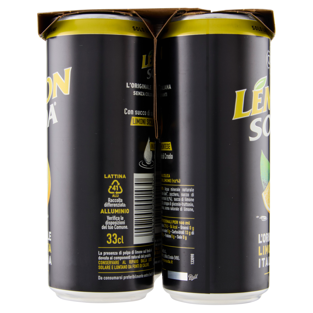 Lemonsoda 4 x 33 cl