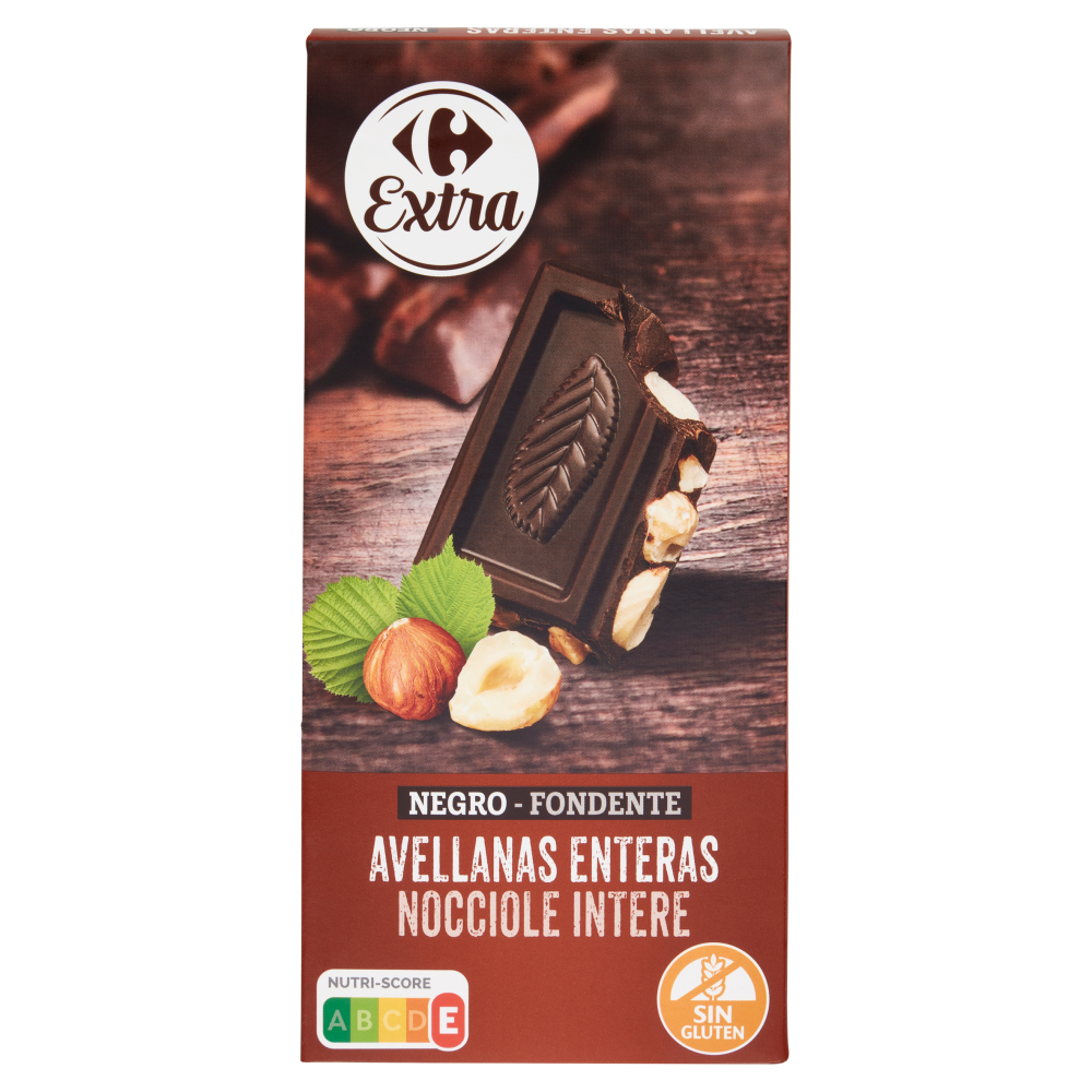 Carrefour Extra Fondente Nocciole Intere 200 g