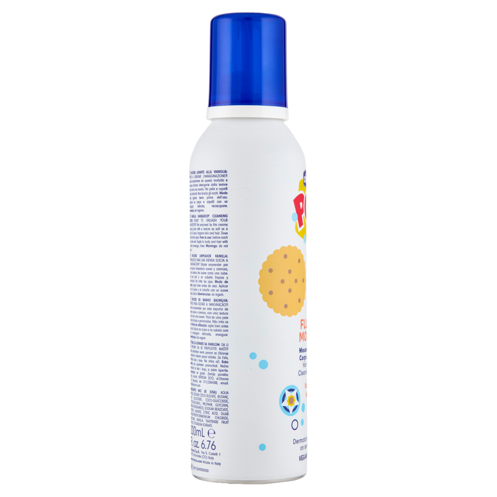 Chicco Pop Fluffy Mousse Lavante Corpo e Capelli Vanilla 200 mL