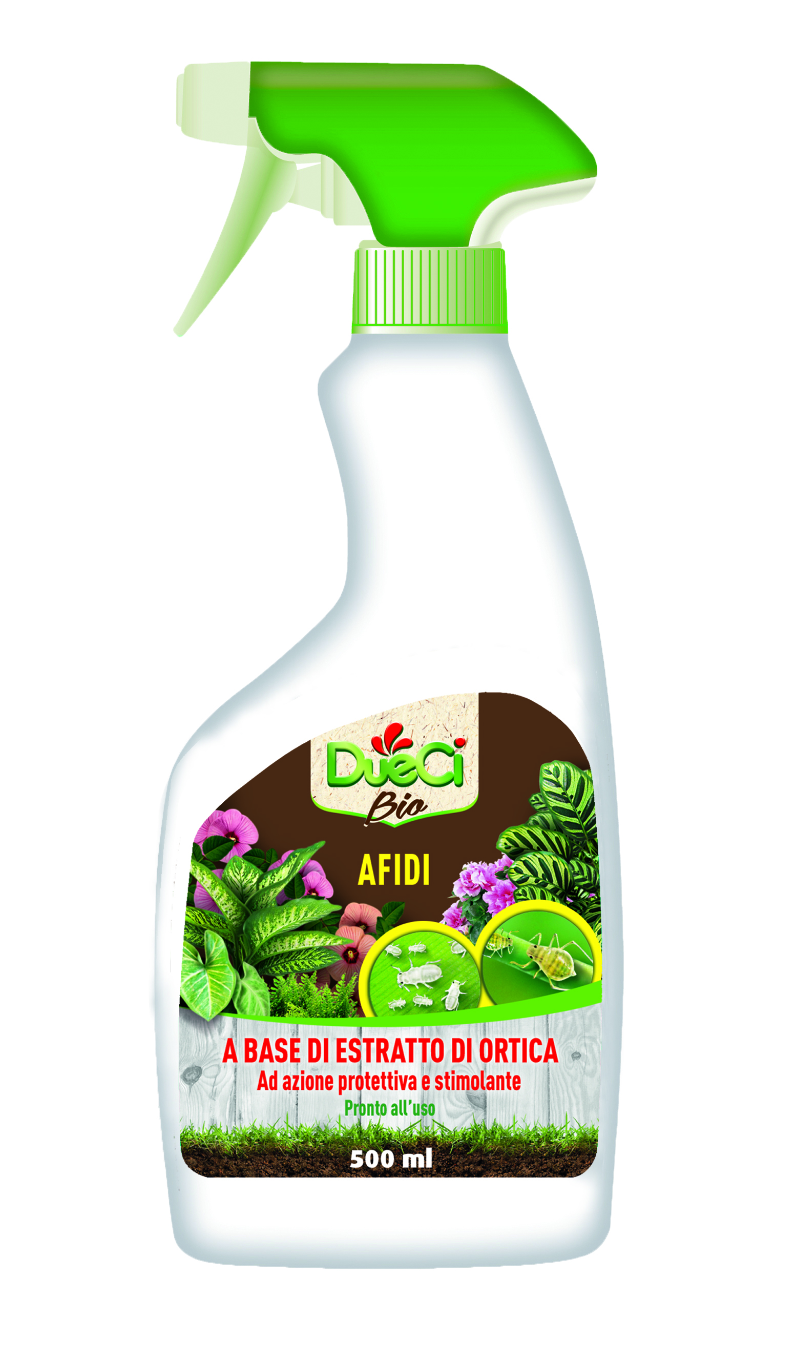 Dueci Afidi stop estratto acquoso di ortica 500 ml spray bio