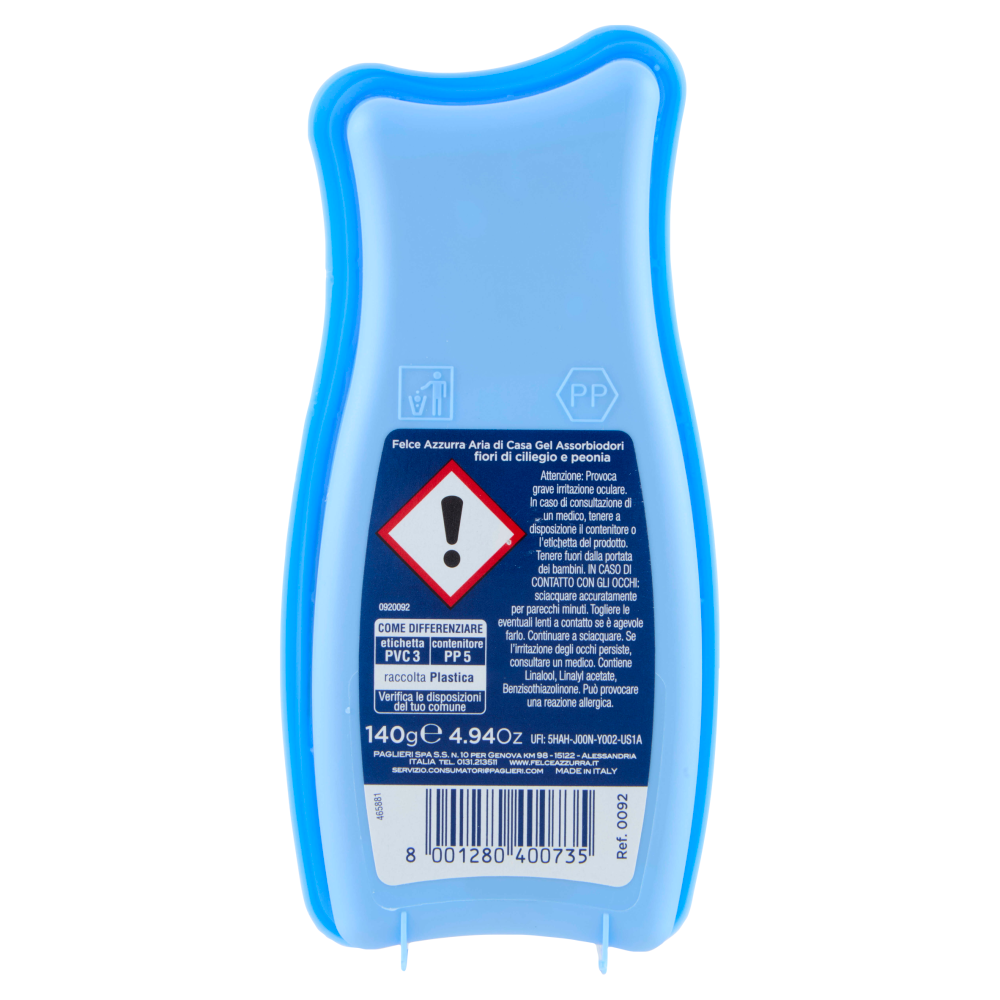 Felce Azzurra fiori di ciliegio e peonia Gel assorbiodori 140 g