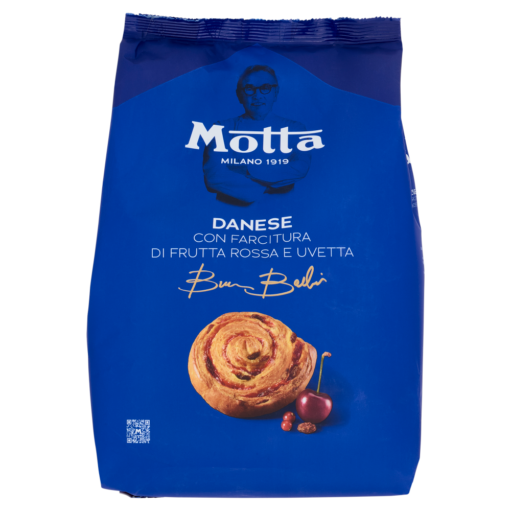 Motta Danese con Farcitura di Frutta Rossa e Uvetta 6 x 45 g