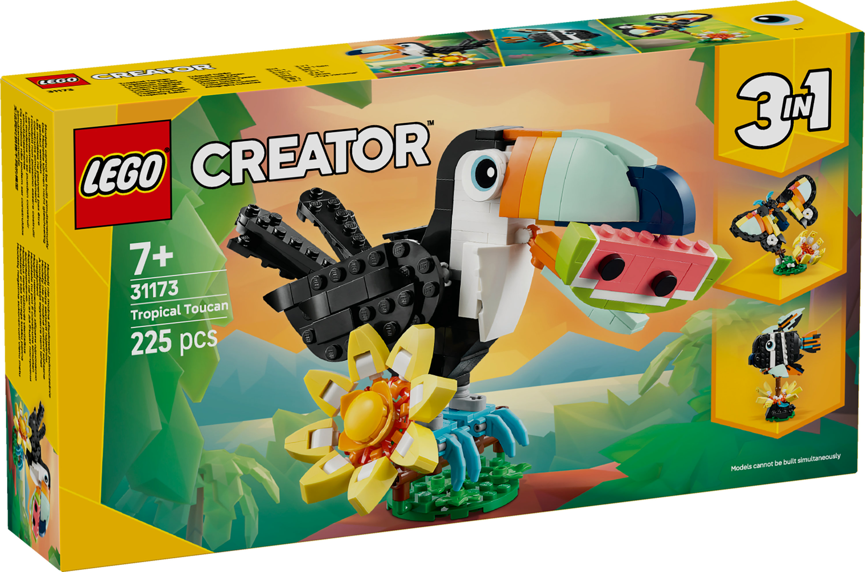 LEGO Creator Animali selvatici: tucano tropicale