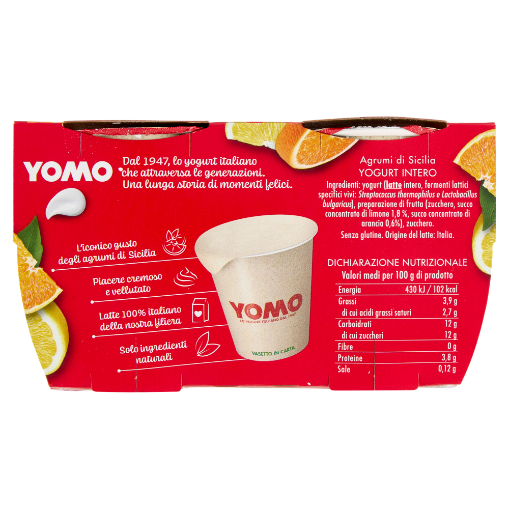Yomo gli Agrumi di Sicilia 2 x 125 g
