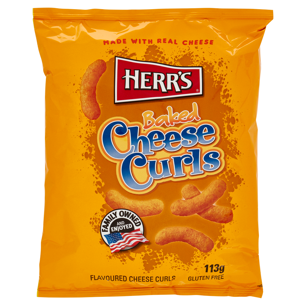 Herr's Baked Cheese Curls 113 g