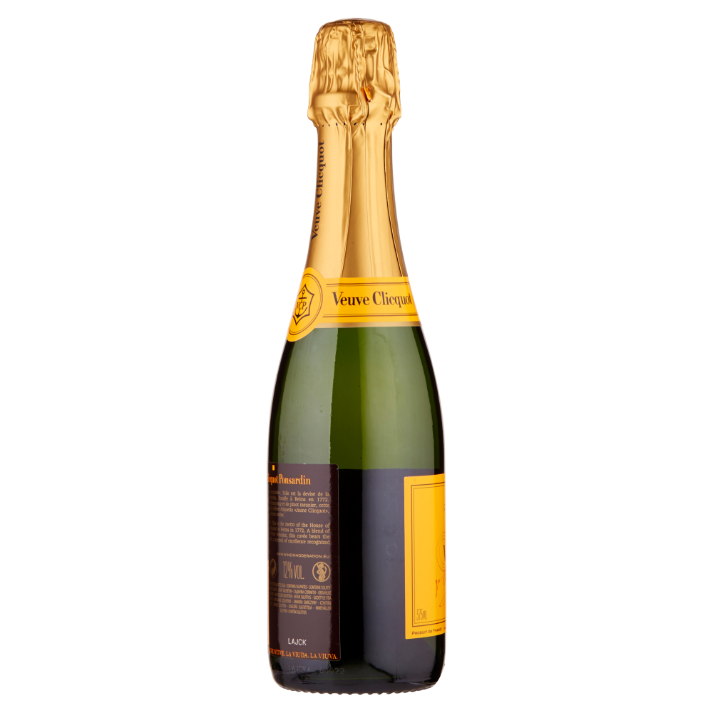 Champagne Veuve Clicquot mezza bott. cl.37,50