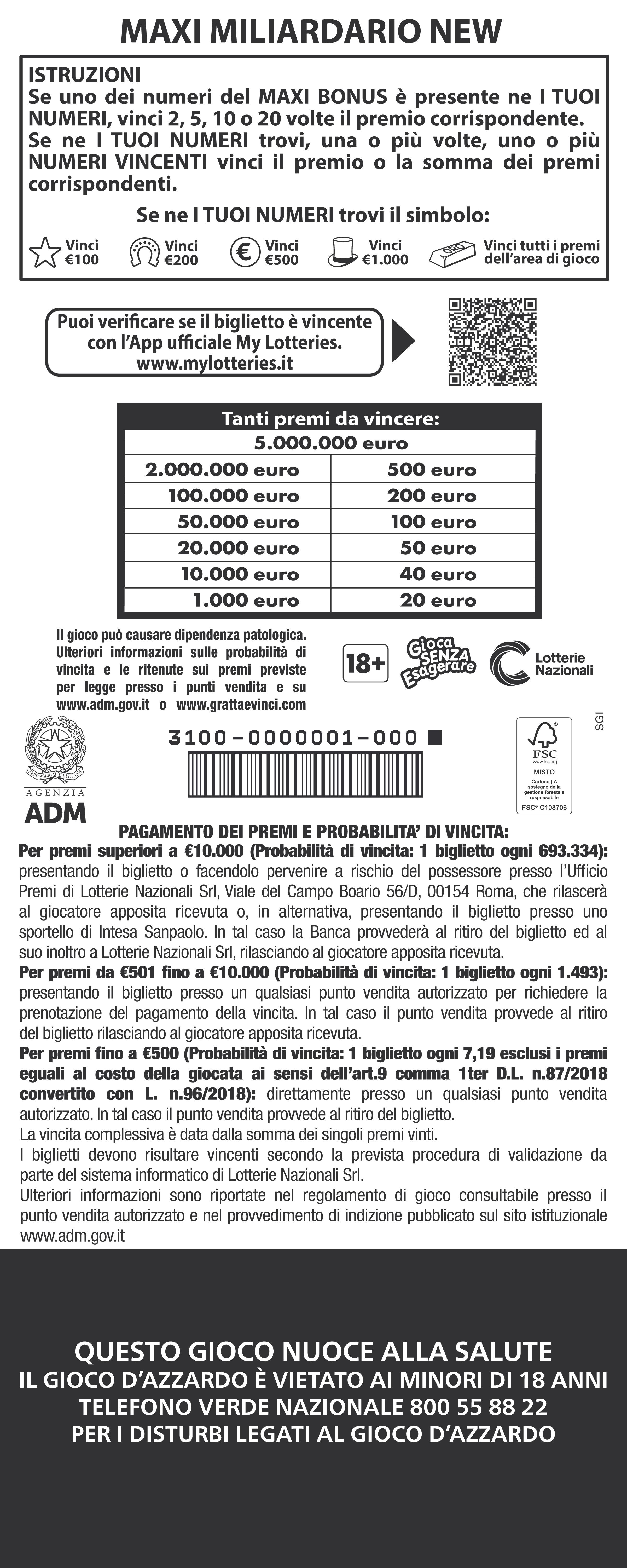 Carrefour Maxi Miliardario New