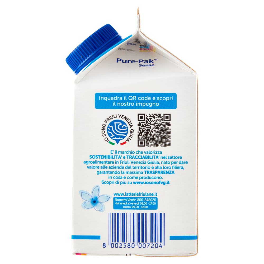 Latterie Friulane Latte Intero Più Giorni 500 ml