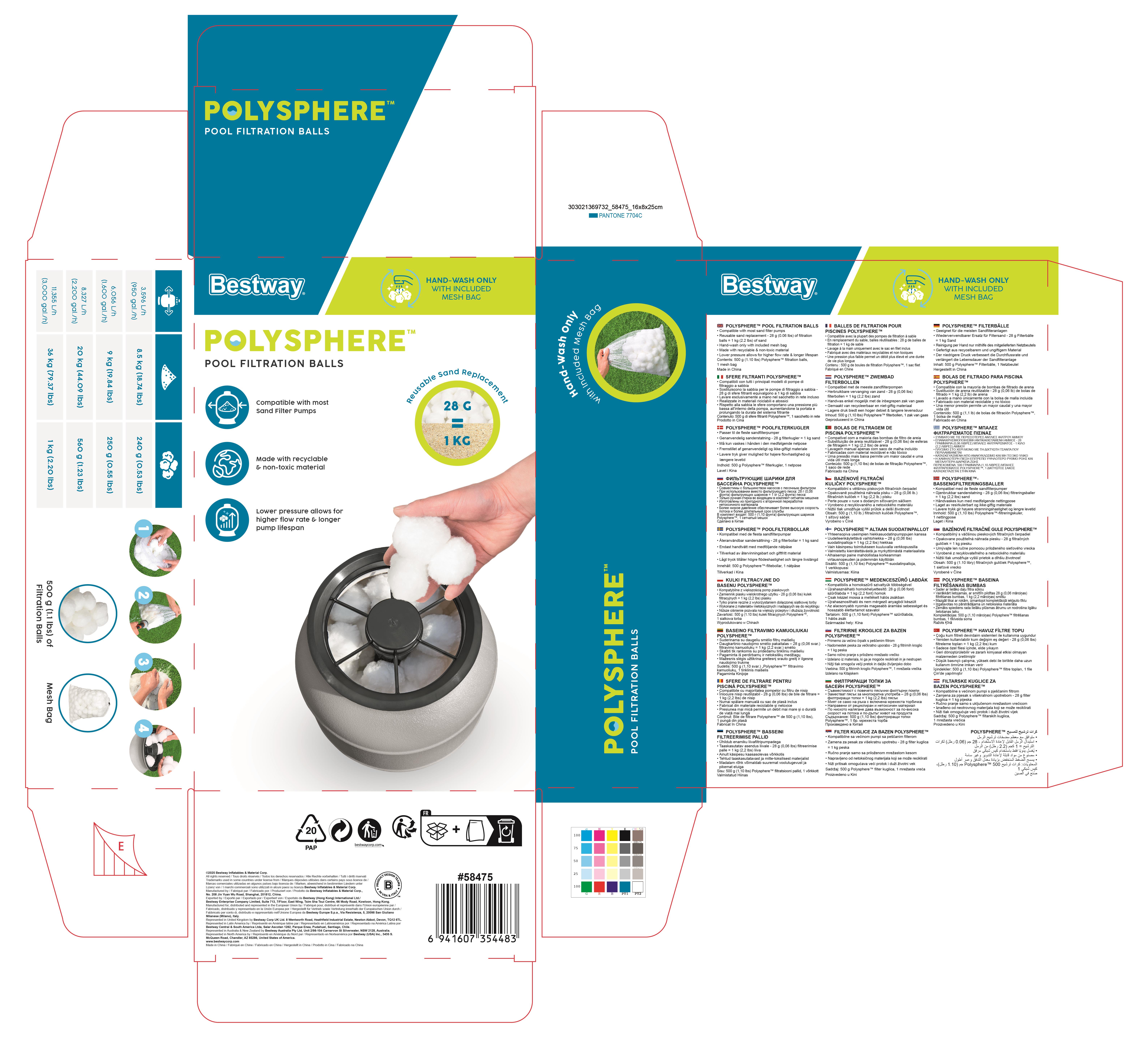 Bestway 58475 / 24 accessorio per piscina Supporto per filtro