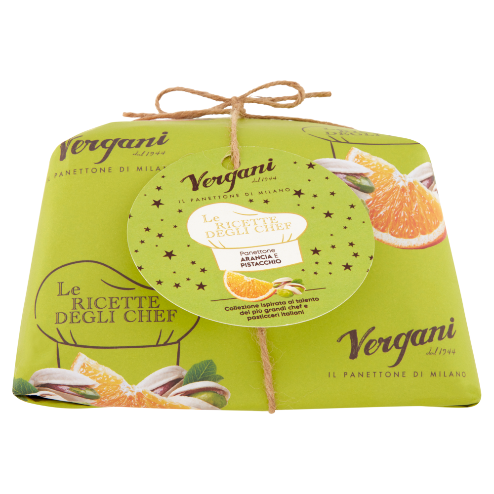 Vergani Panettone Arancia e Pistacchio 750 g