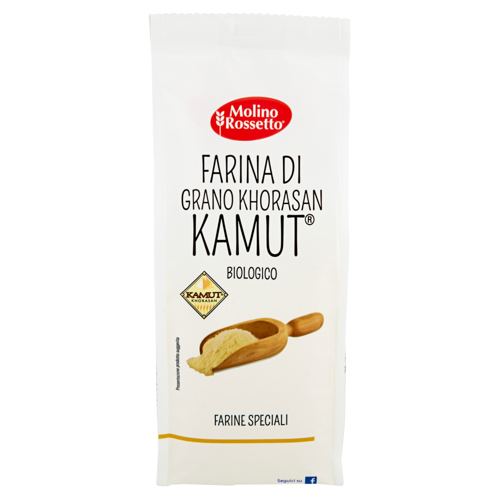 Molino Rossetto Farine Speciali Farina di Grano Khorasan Kamut Biologico 400 g
