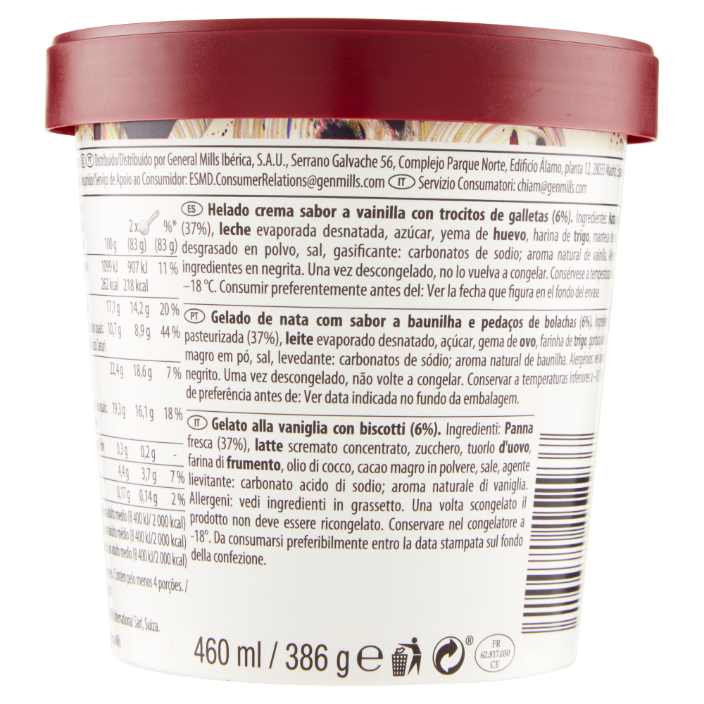 Häagen-Dazs Cookies & Cream 386 g
