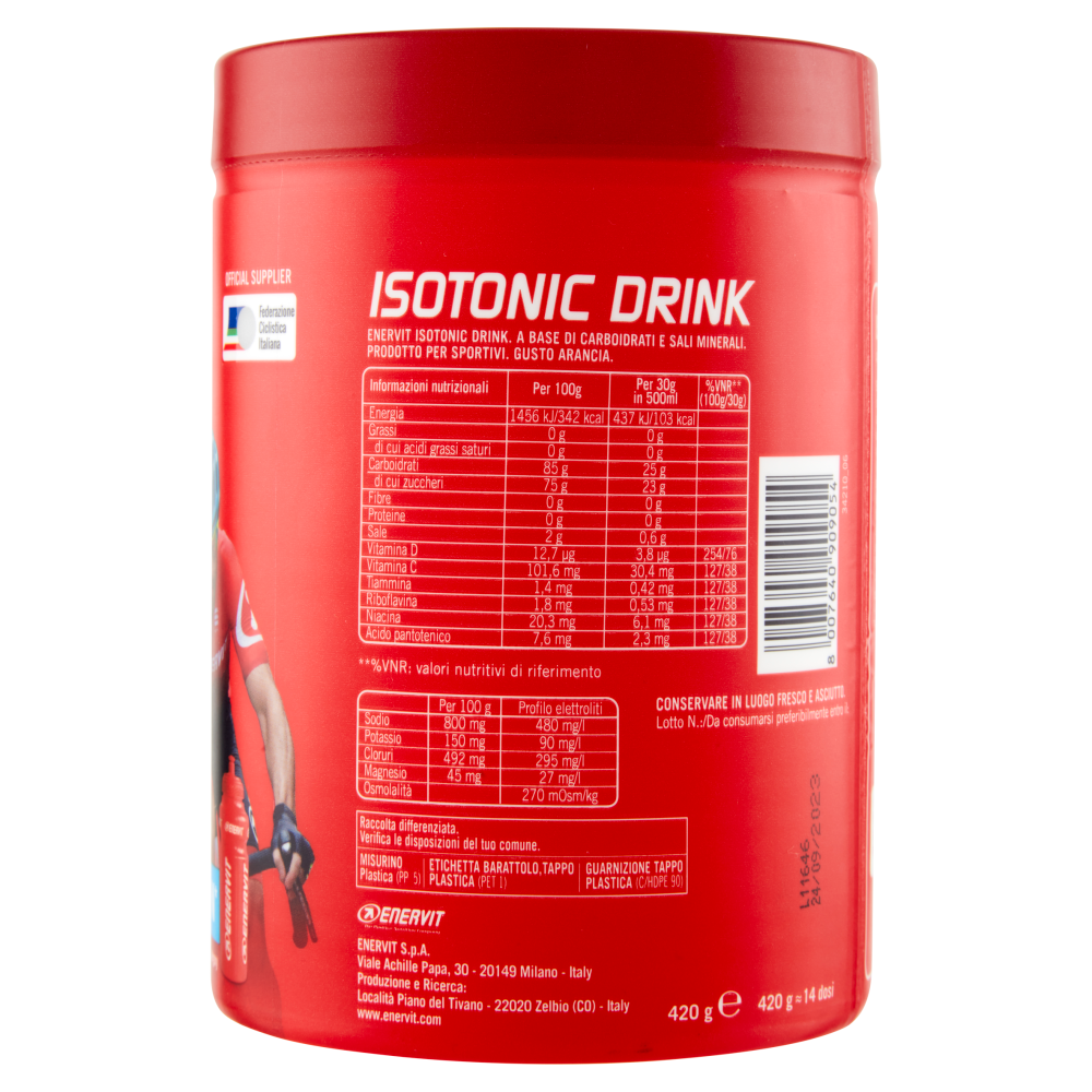 Enervit Isotonic Drink Orange Flavour 420 g