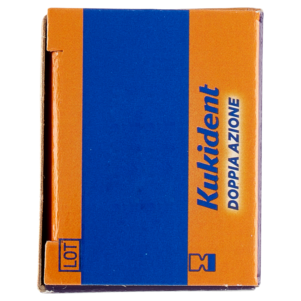 Kukident Plus Doppia Azione Crema Adesiva per Dentiere Totali e Parziali 35 g