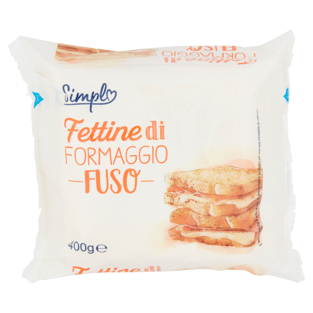 Simpl Fettine di Formaggio Fuso 400 g