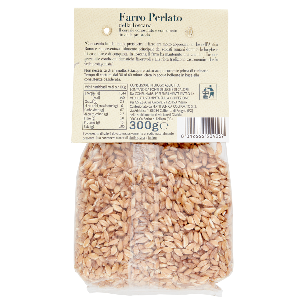 Terre d'Italia Farro Perlato della Toscana 300 g