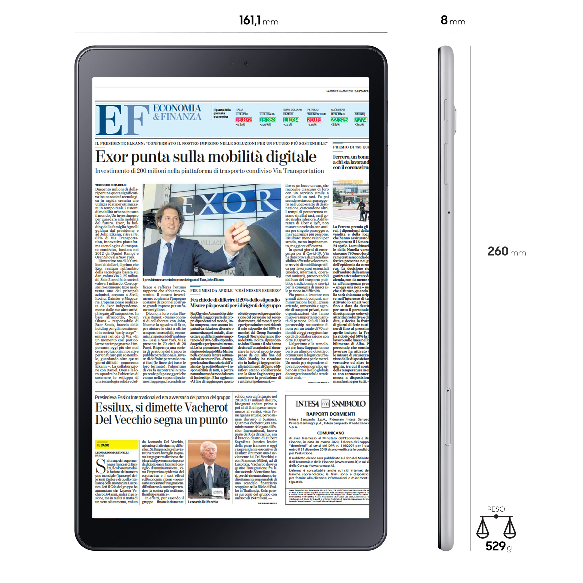 Samsung Galaxy Tab A , Grey, 10.5", Wi-Fi/LTE, 32GB