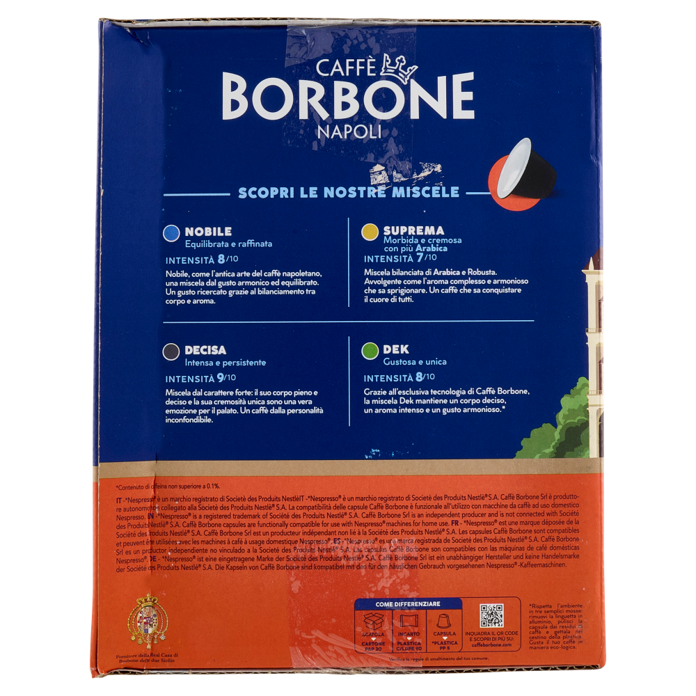 Caffè Borbone Miscela Decisa Capsule Compatibili Nespresso* ad uso domestico 120 x 5 g