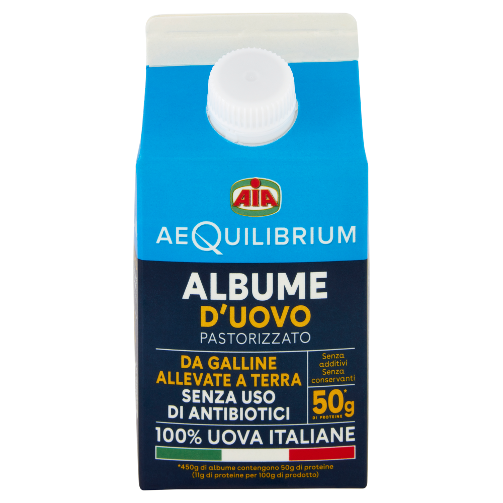 Aia aeQuilibrium Albume d'Uovo Pastorizzato 450 g