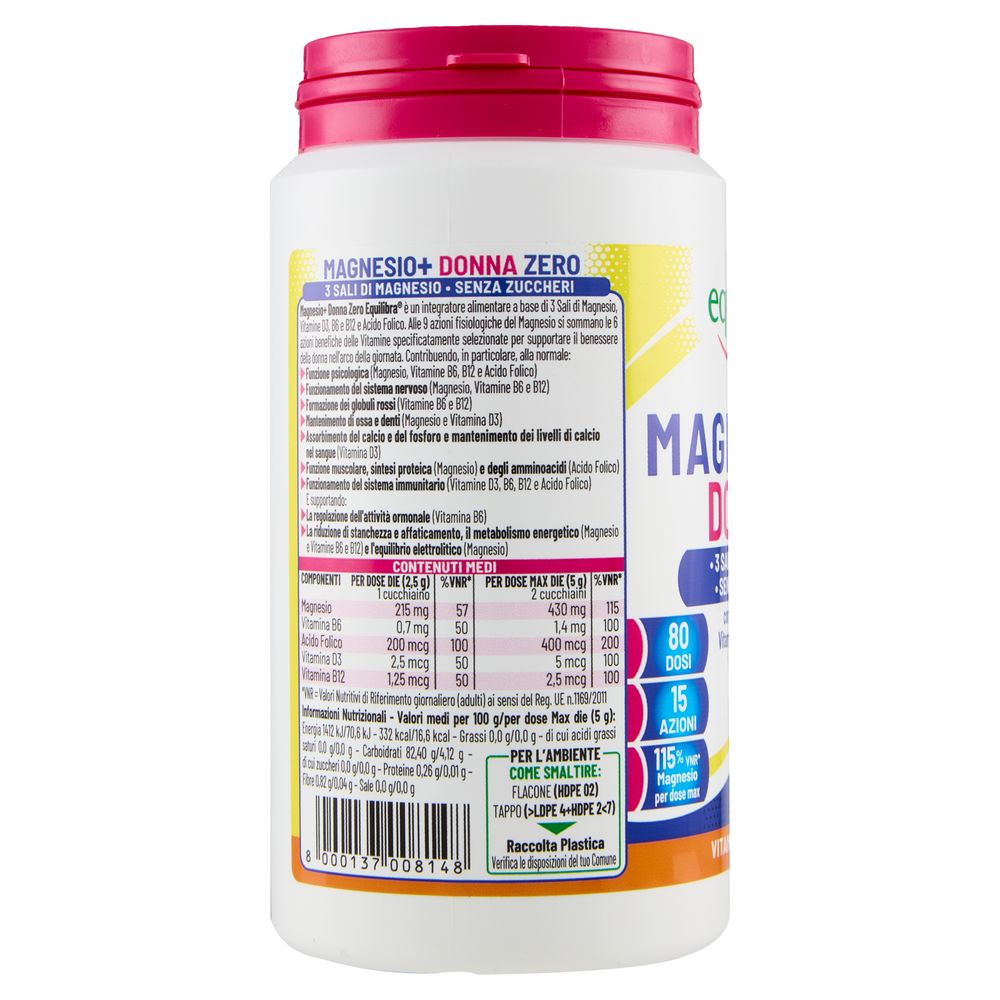 Equilibra Magnesio+ Donna Zero 200 g