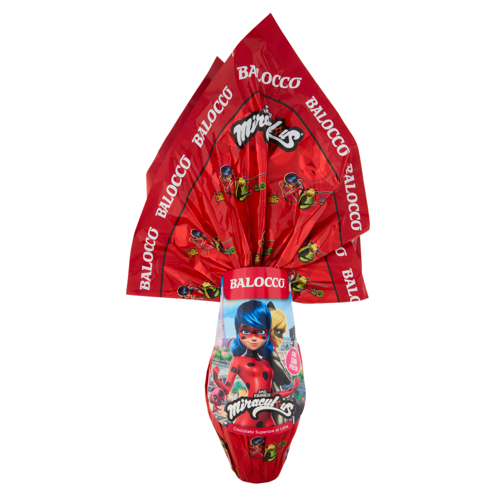 Balocco Uovo Cioccolato Superiore al Latte Miraculous 240 g