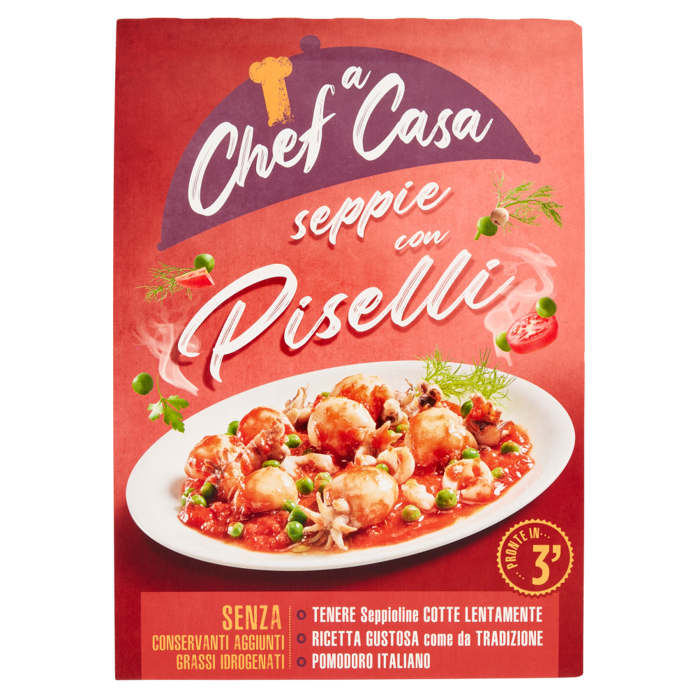 Chef a Casa seppie con Piselli 220 g