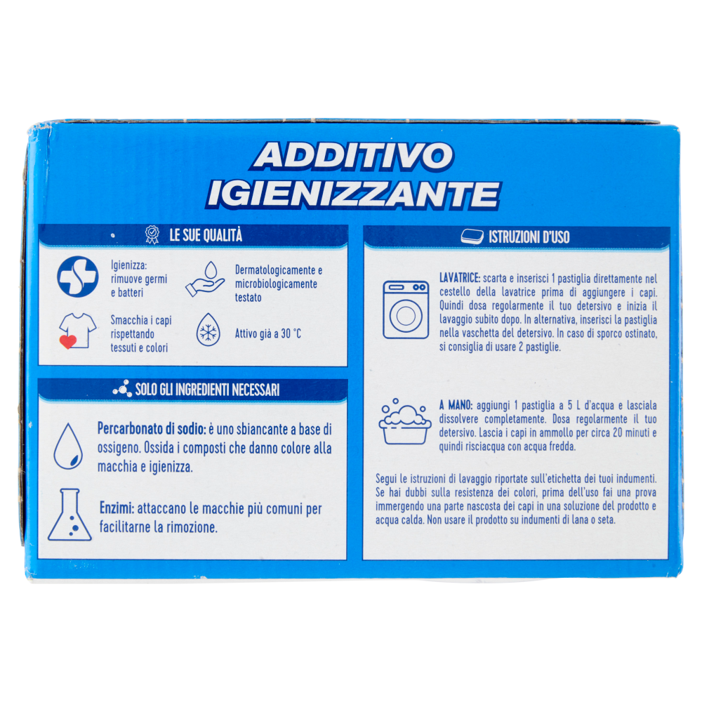 Napisan Additivo igienizzante lavatrice in pastiglie 10 pz 225 gr