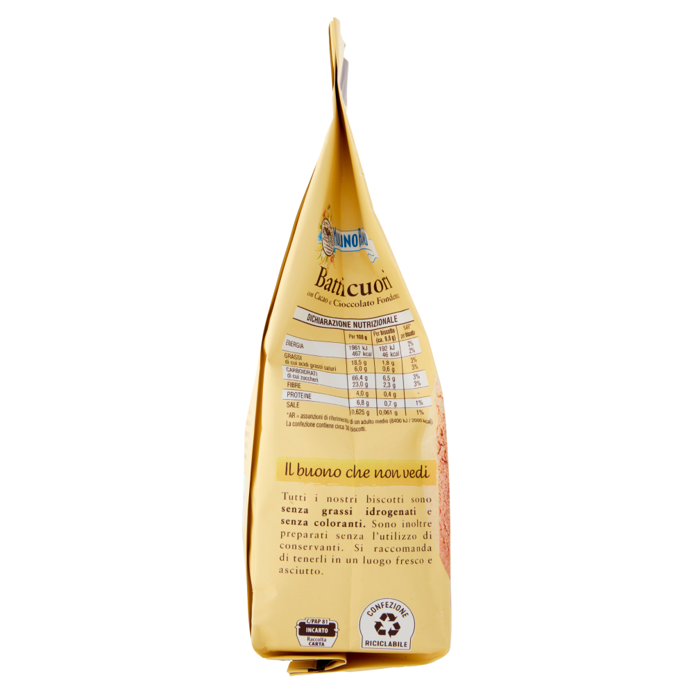 Mulino Bianco Batticuori Biscotti con Cacao e Cioccolato 350g