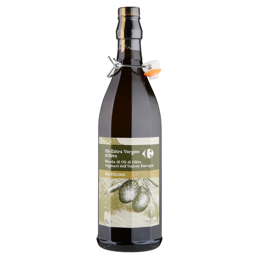 Carrefour Olio Extra Vergine di Oliva Non filtrato 1 l