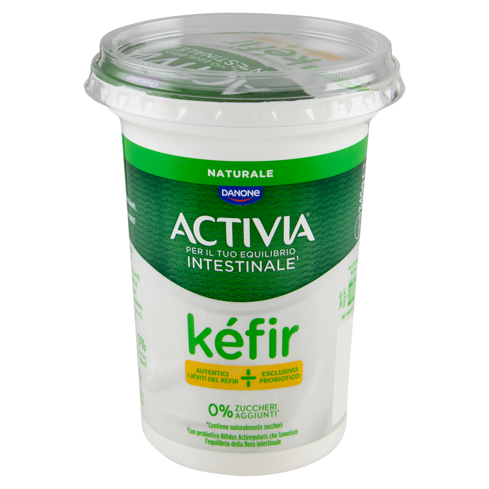 ACTIVIA Kéfir al Cucchiaio, gusto Naturale, 0% Zuccheri aggiunti, autentici lieviti del Kéfir, 345g
