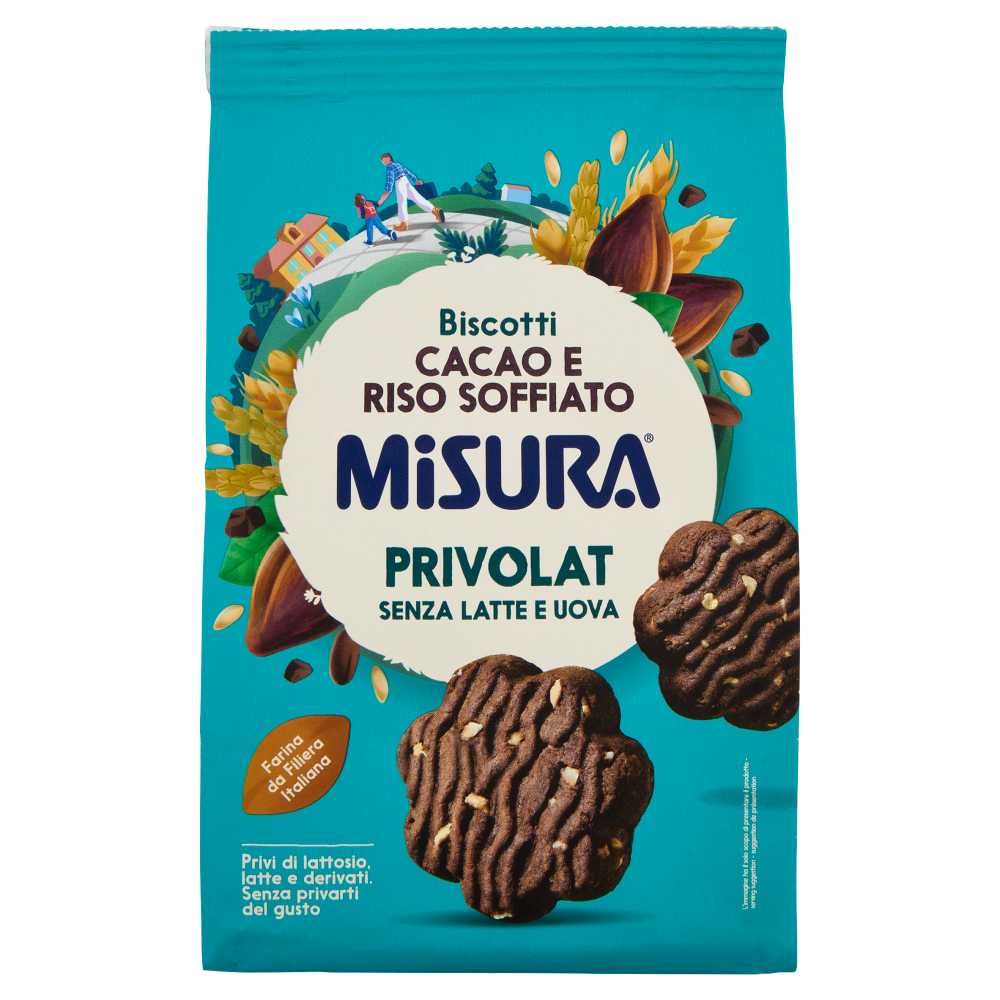 Misura Privolat Biscotti Cacao e Riso Soffiato 290 g