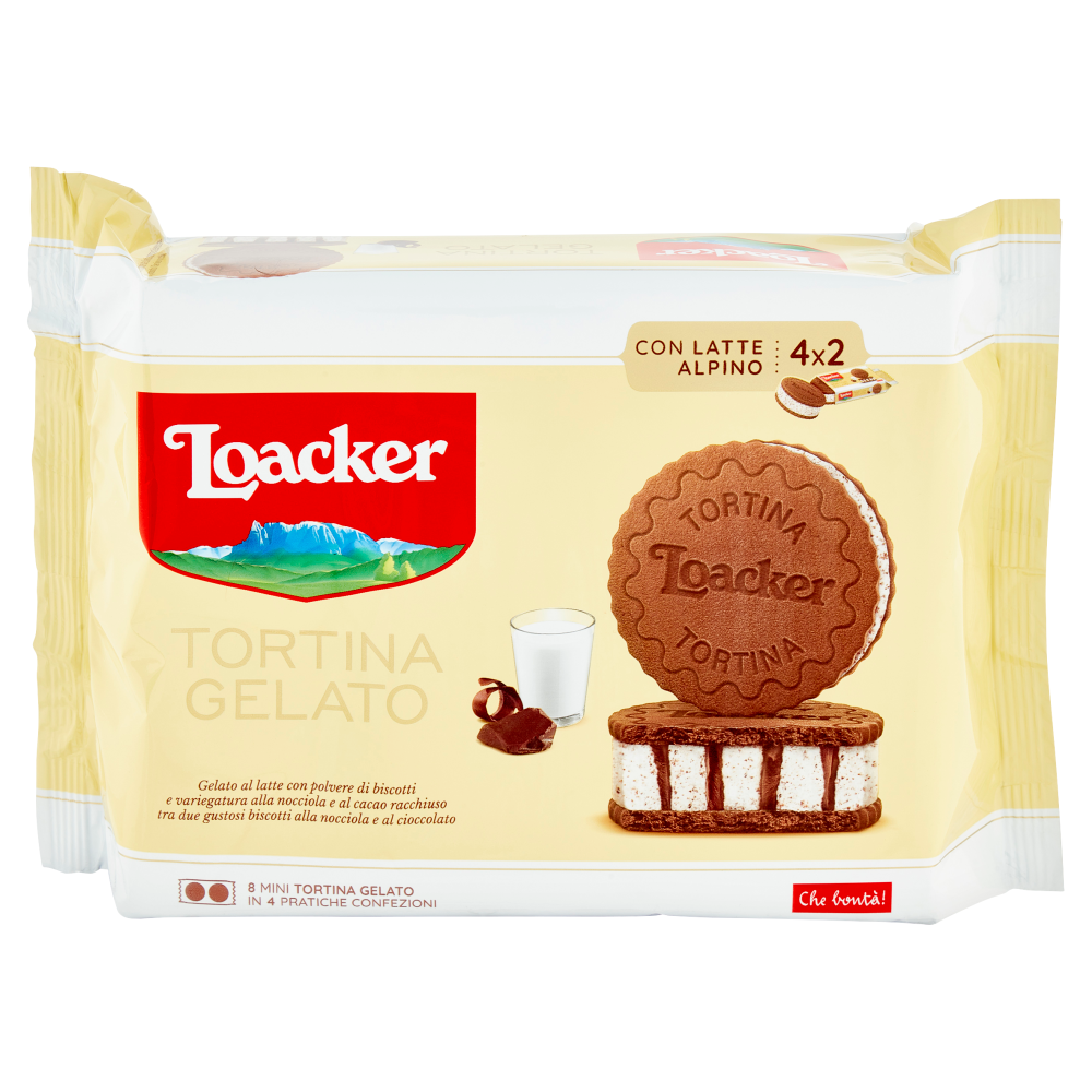 Loacker Tortina Gelato 4 x 66 g